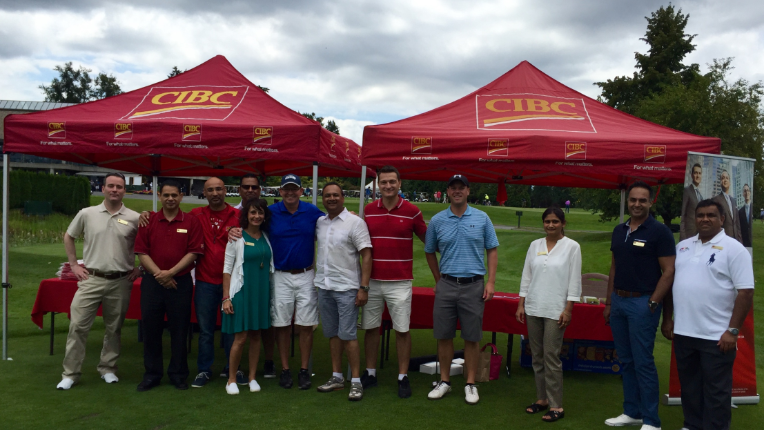 The MC Financial Team at the Northwest golf tournament